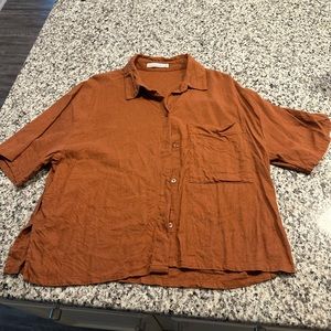 Abercrombie button up top